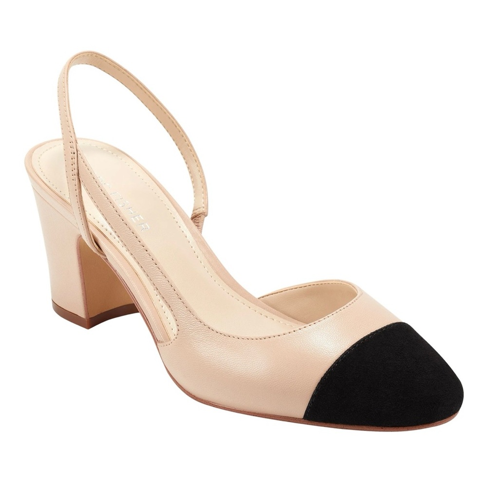 Marc Fisher LAYNIE BLOCK HEEL PUMP Heels Sz 7